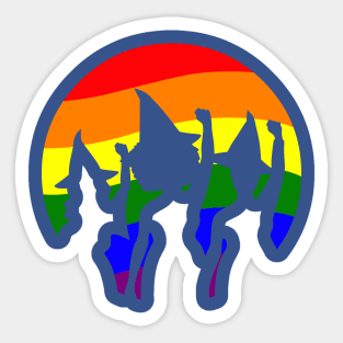 Witches Vote-Gay Pride! Sticker